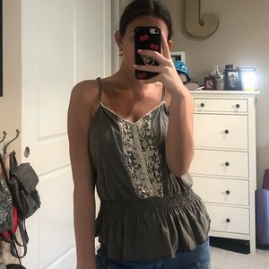 Grey/Taupe Blouse 🌈